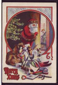 Christmas, 1910s?  W/Santa