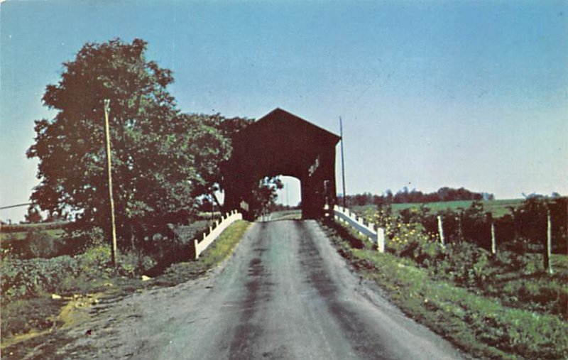 Wyandot County Covered Bridge No 5 southeast of Harpster - Harpster, Ohio OH