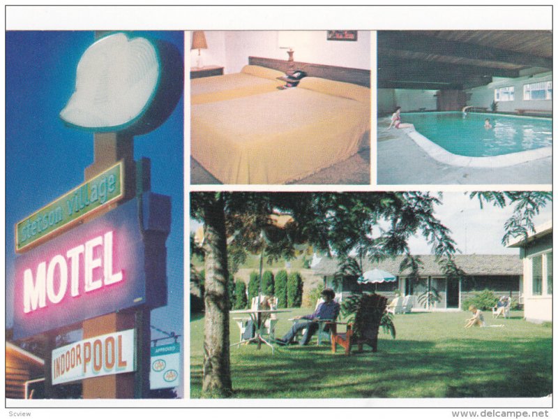 4-Views, Stetson Village Motel, Swimming Pool, Kelowna, British Columbia, Can...