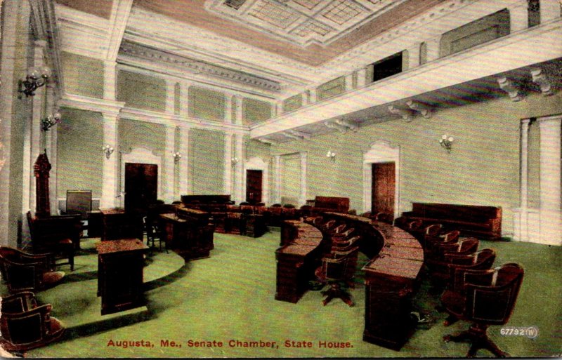 Maine Augusta State House Senate Chamber 1909