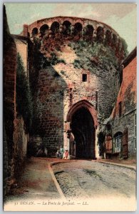 Vtg Dinan France La Porte de Jerzual Gate 1910s Postcard