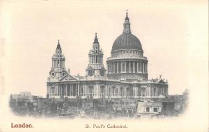 uk3717 london st paul's cathedral real photo uk