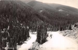 BERTHOUD PASS COLORADO~SWITCHBACK~WEST SLOPE~REAL PHOTO POSTCARD