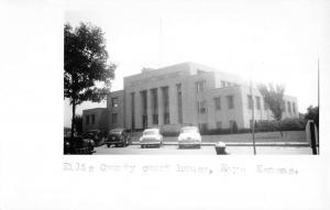 Hays Kansas Ellis Court House Real Photo Antique Postcard K38655