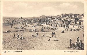 B107857 France Berck-Plage Vue generale de la Plage, Beach real photo uk