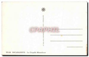 Old Postcard Rocamadour The Chapel Miraculous