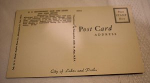 U. S. Government Dam and Locks and Ford Bridge Minneapolis Minnesota Postcard