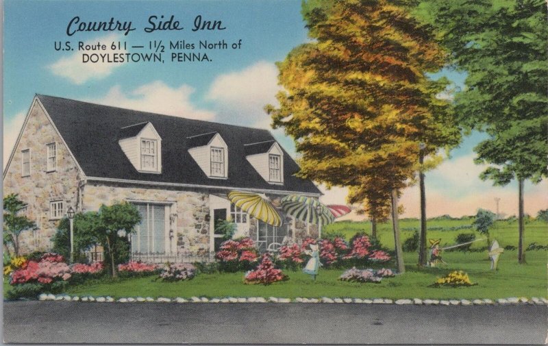 Postcard Country Side  Inn Doylestown PA