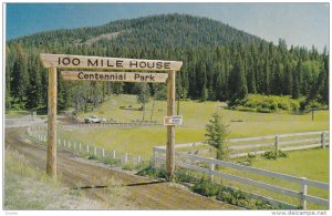 100 Mile House , B.C. , Cariboo highway , Canada , 50-60s