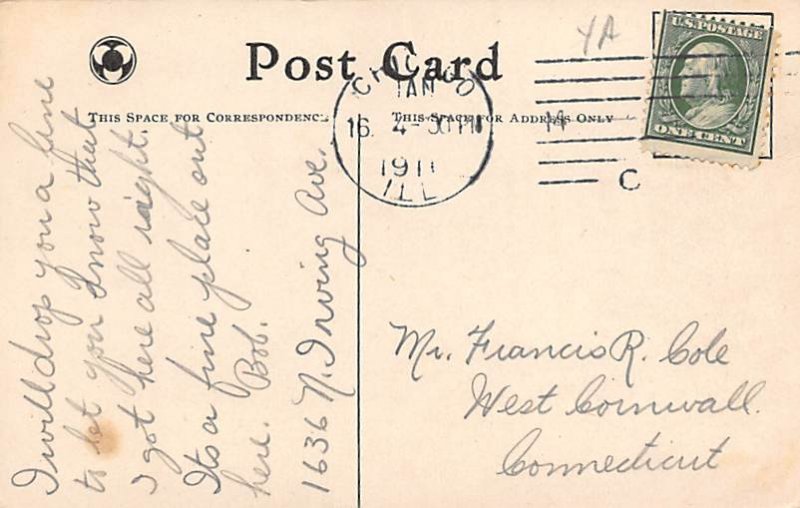 Public Library Chicago IL USA Postcard