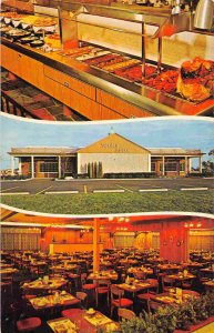 Sweden House Smorgasbord Fort Lauderdale Florida 1964 postcard