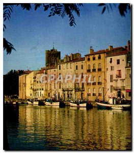 Postcard Modern Languedoc Coast Agde the Evening decline on the bank