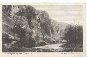 Derbyshire Postcard - Tissington Spires - Dovedale - Ref 21084A