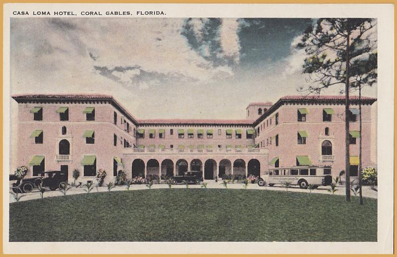Coral Gables, Florida - Casa Loma Hotel, Tour bus & Touring cars