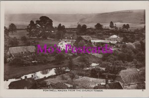 Dorset Postcard - Fontmell Magna From The Church Tower  RS38130