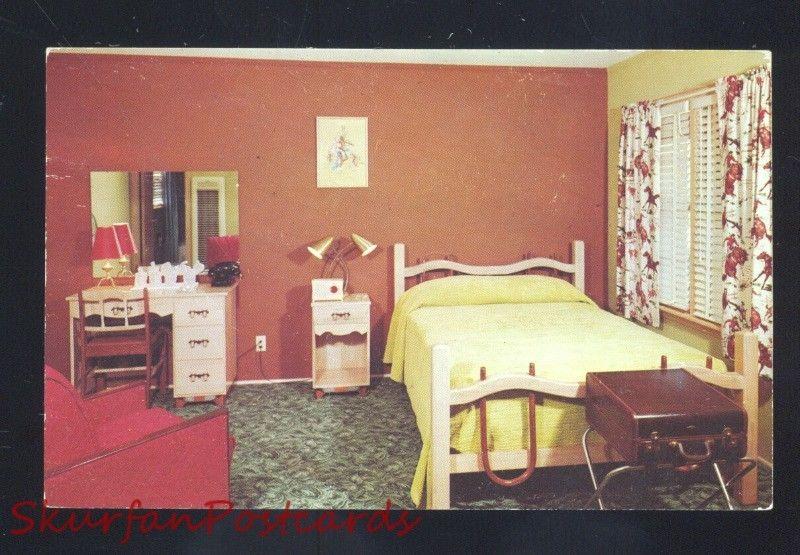 MIAMI OKLAHOMA ROUTE 66 CHEROKEE MOTEL VINTAGE OKLA. ADVERTISING POSTCARD