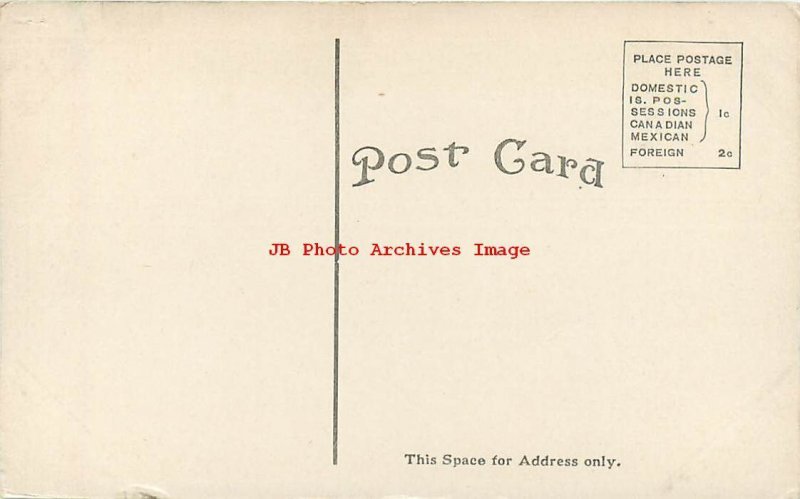 4 Postcards, Cadillac, Michigan, Church-Cass St-Canal-Taylor's Grove