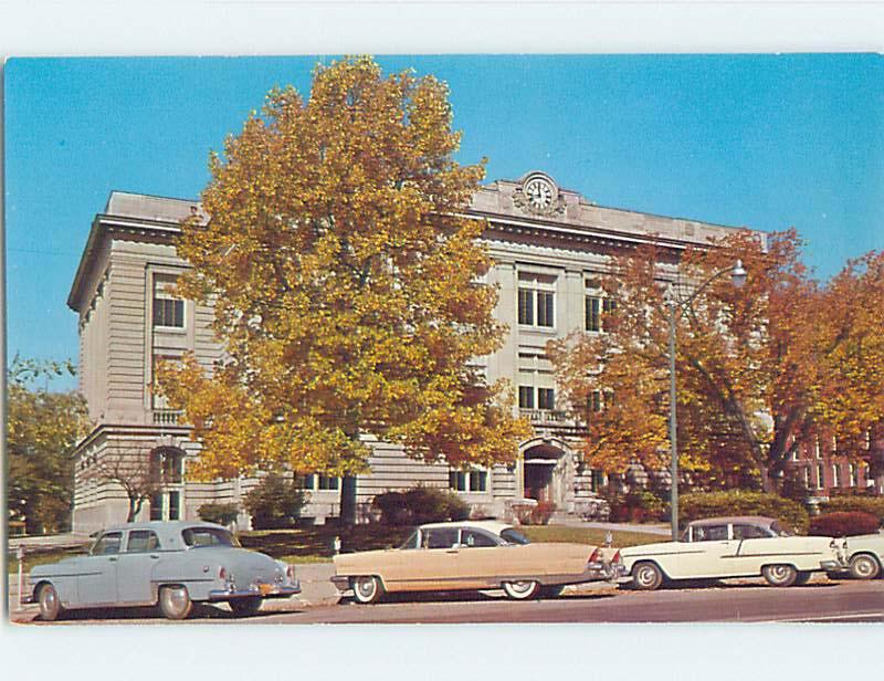 Pre-1980 OLD CARS & COURT HOUSE Delphi Indiana Indiana IN j6356