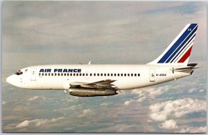 Airplane Air France Boeing 737-247 Guyane Particular Aircraft N-4505  Postcard