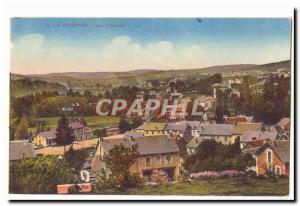 Creuse La Courtine Old Postcard General view