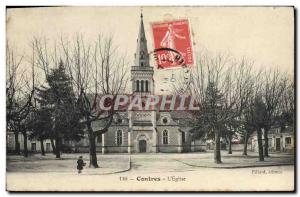 Old Postcard Contres L & # 39Eglise