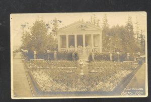 RPPC ALASKA YUKON PACIFIC EXPOSITION MUSIC BUILDING REAL PHOTO POSTCARD