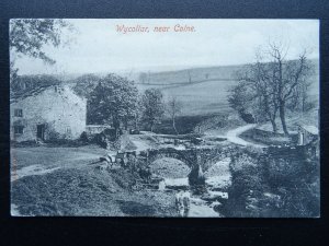 Lancashire Pendle WYCOLLAR nr Colne c1904 Postcard by The Stationery Co. Skipton