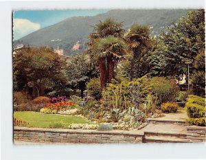 Postcard Park on the lake front, Locarno, Switzerland