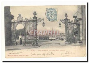 Old Postcard Nancy Place Stanislas and grilles Jean Lamour