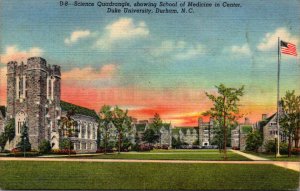 North Carolina Durham Science Quadrangle Showing School Of Medicine Duke Univ...