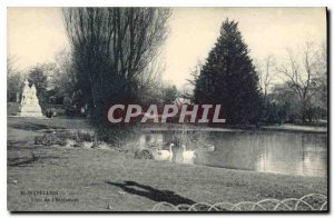 Old Postcard Montpellier Esplanade Park