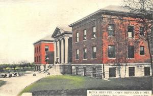 Mason City IA Odd Fellows Orphans Home in 1907 Postcard