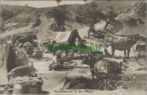 Pakistan Postcard - Encampment in The Khojak RS27830