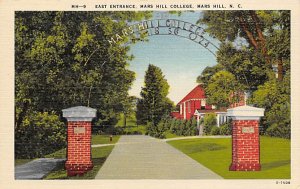 East Entrance, Mars Hill College Mars Hill, North Carolina NC  