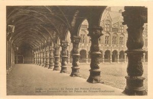 Postcard Belgium Liege interieur du palais des princes eveques