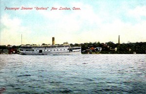 New London, Connecticut - The Passenger Steamer Restless - c1905