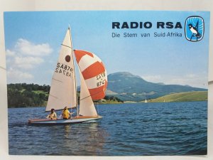 Ebenezer Dam Radio RSA Johannesburg South Africa Vintage Postcard 1983 Ham QSL