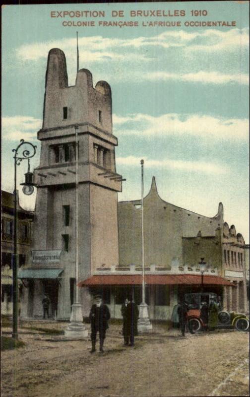 Exposition Bruxelles Belgium 1910 Colonie Francaise L'Afrique Occidentale PC