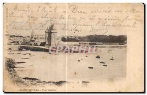 Old Postcard Saint Servan Solidor Tower