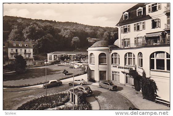 RP; Schlangenbad i. Taunus Kurhous m. Schlangenquelle, Hesse, Germany, 20-30s