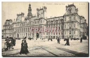 Paris - 4 - City hotel - Old Postcard