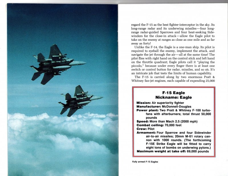 Hot Wings a Photo-Fact Book, 1988, Airplanes, Kidsbooks Incorporated