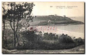 Old Postcard Trestraou Beach and La Poinle