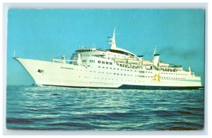 c1960’s Norwegian MS Sunward Bay of Biscay Ship Caribbean Line Norway Postcard 