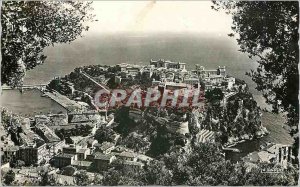 Modern Postcard Principality of Monaco on his Rock City