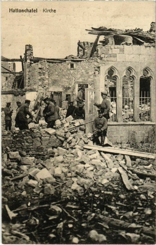 CPA Vigneulles-les-Hattonchatel - L'Eglise - Kirche - Ruines (1036884)