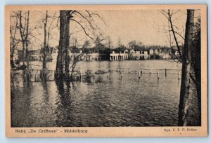 Middelburg Zeeland Netherlands Postcard Near De Griffioen c1920's Unposted