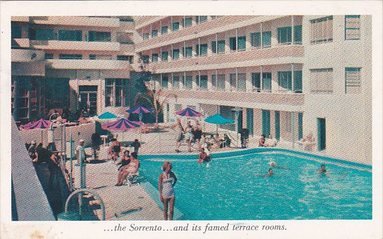 The Sorrento Hotel Pool Miami Beach Florida 1955