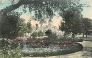 1908 HAND COLORED Peninsuula SAN MATEO CALIFORNIA Richard Behrendt postcard 4276