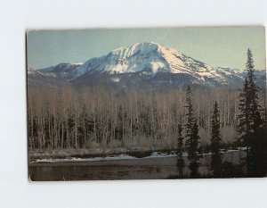 Postcard Majestic Mt. Lemoray as viewed from The Lodge, Hart Highway, Canada 